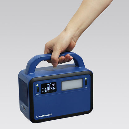 200Wポータブル電源 153.6Wh リン酸鉄リチウム電池 PD100W パススルー機能搭載