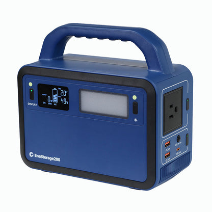 200Wポータブル電源 153.6Wh リン酸鉄リチウム電池 PD100W パススルー機能搭載