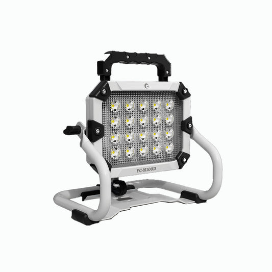 バッテリー着脱式LED投光器 100W マッチングファイターV18 pro