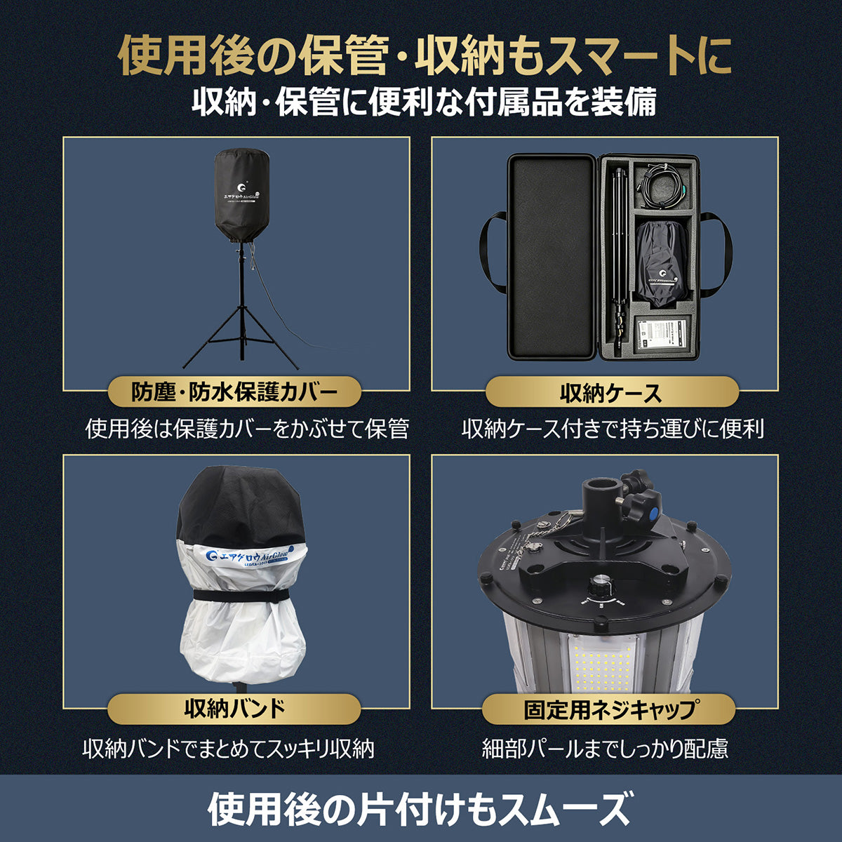 LEDバルーンライト 320W オールイン１ケース AirGlow EVO