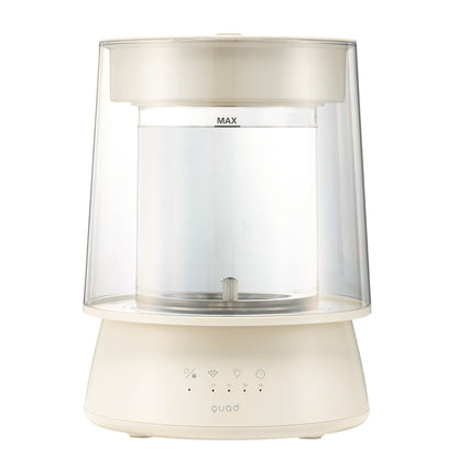 ハイパワーガラススチーム加湿器　GLASS（グラス）2.6L　アイボリー