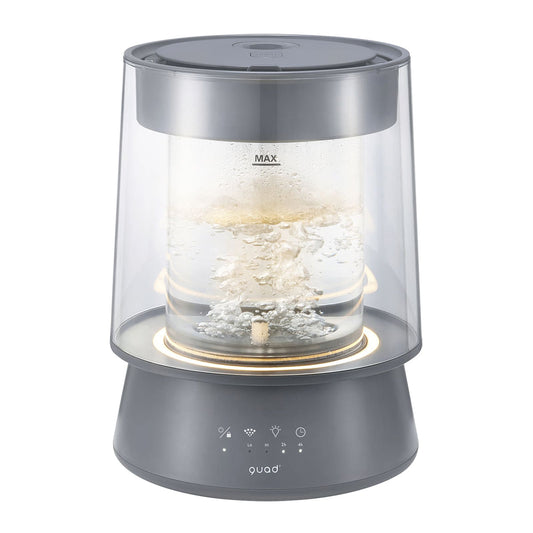 ハイパワーガラススチーム加湿器　GLASS（グラス）2.6L　グレー