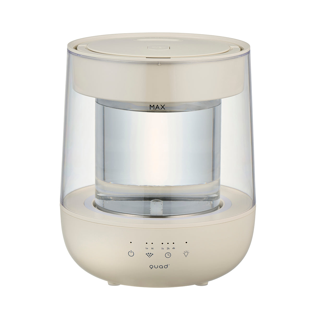 ガラススチーム加湿器　GLASS（グラス）1.7L　アイボリー