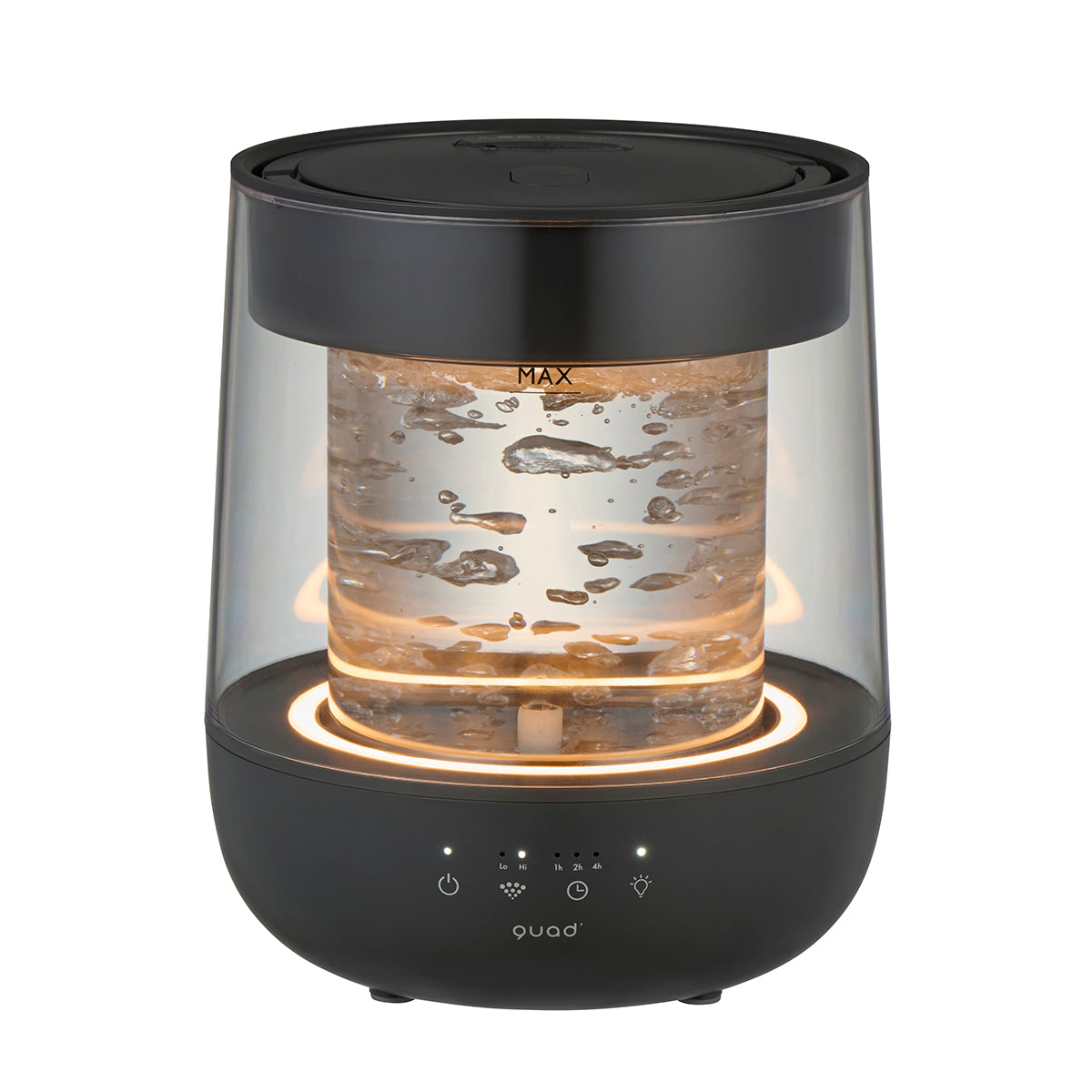 ガラススチーム加湿器　GLASS（グラス）1.7L　グレー