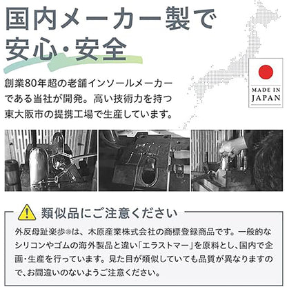 外反母趾楽歩®　女性用　フリーサイズ　クリア　1個
