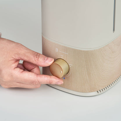 上部給水超音波式コンパクト加湿器-Premium WOOD- ホワイトウッド