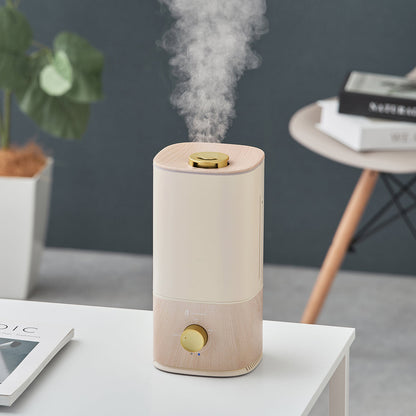 上部給水超音波式コンパクト加湿器-Premium WOOD- ホワイトウッド