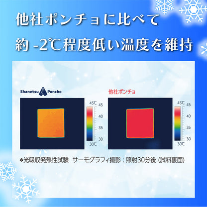 遮熱ポンチョ　SKY BLUE