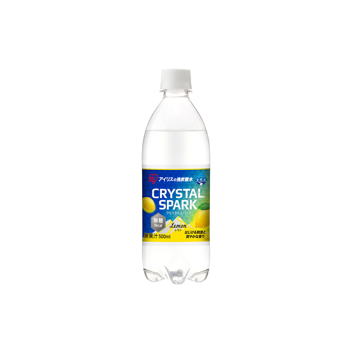 【アイリスオーヤマ】クリスタルスパーク　アイリスの強炭酸水レモン500ml×24本