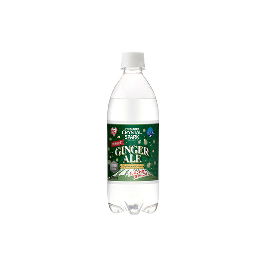 【アイリスオーヤマ】クリスタルスパーク ジンジャーエールフレーバー500ml×24本