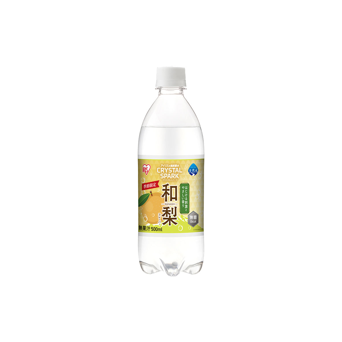 【アイリスオーヤマ】クリスタルスパーク 和梨フレーバー500ml×24本