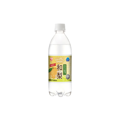 【アイリスオーヤマ】クリスタルスパーク 和梨フレーバー500ml×24本