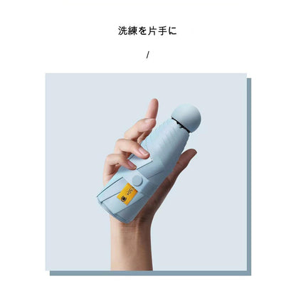 折りたたみ傘　ＵＰＦ５０＋　ライトブルー　ＦＵＭ０１（Ａ）