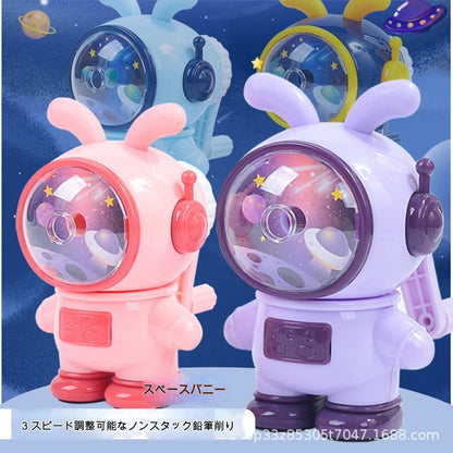 手動式鉛筆削り（ウサギ）　パープル　ＤＧ１８１２７（ＰＬ）