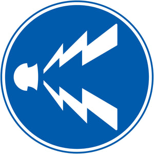 規制標識　E３２８　警笛鳴らせ　エコボードφ６００