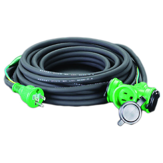 ＡＣ１２５Ｖ／１５Ａ／１０ｍ　延長コード（防雨型／黒）