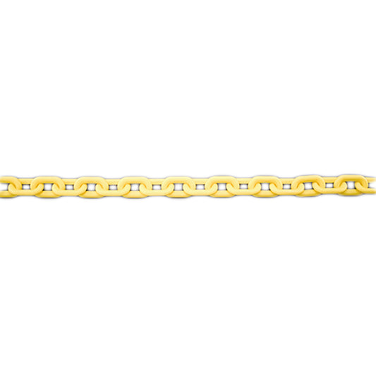 １２ｍｍｘ２ｍ　プラスチックチェーン／耐候型（黄）