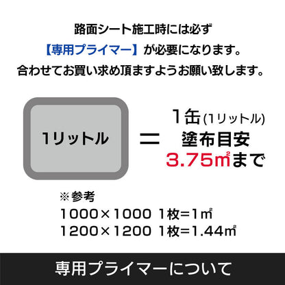 【ＥＶ・ＰＨＶ　ＱＵＩＣＫ】路面シート　Ｗ１０００ＸＨ１０００ｍｍ　溶融タイプ
