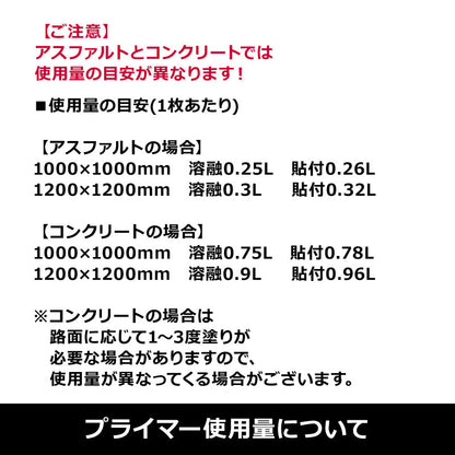 【ＥＶ・ＰＨＶ　ＱＵＩＣＫ】路面シート　Ｗ１０００ＸＨ１０００ｍｍ　溶融タイプ
