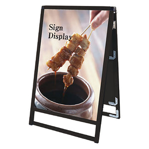 バリウススタンド看板　Ａ１　ロー　両面　ブラック　ＢＶＡＳＫＡＣ－Ａ１ＬＲ