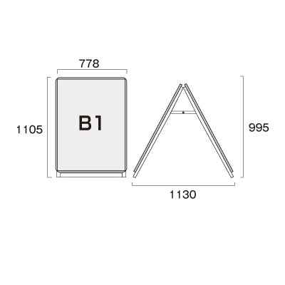 ＰＧＳＫ－Ｂ１ＬＲＳ　シルバー　Ｂ１ロウ両面　屋内用