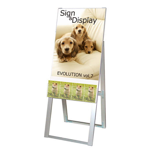 パンフレットケーススタンド看板　片面　ポスター上　Ａ２　ＰＣＳＫＵ－Ａ２Ｋ
