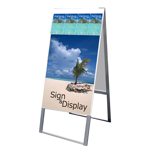 パンフレットケーススタンド看板　両面　ポスター下　Ａ１　ＰＣＳＫＤ－Ａ１Ｒ