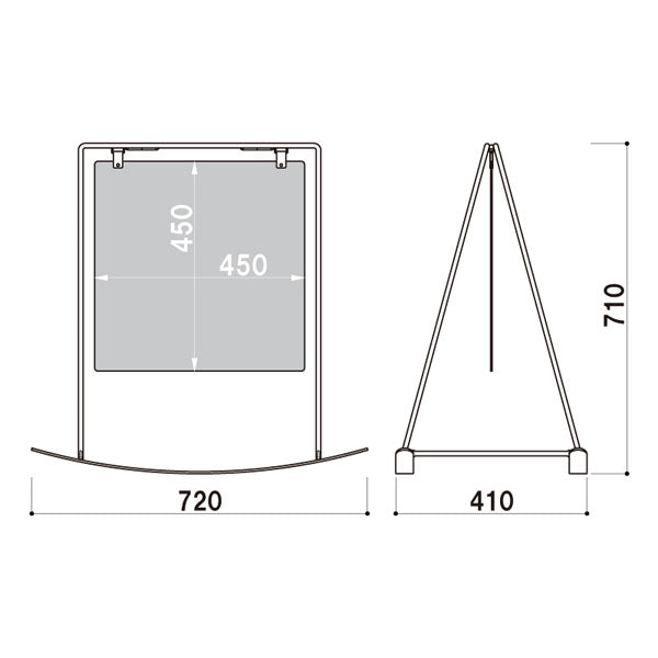 ロッキングサイン　ＲＫ－４５ＢＢ　ブラック　本体のみ