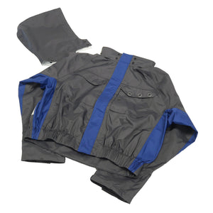 ＧＷ－０１　腰ベルト対応　レインジャケット　地上作業向け　チャコール