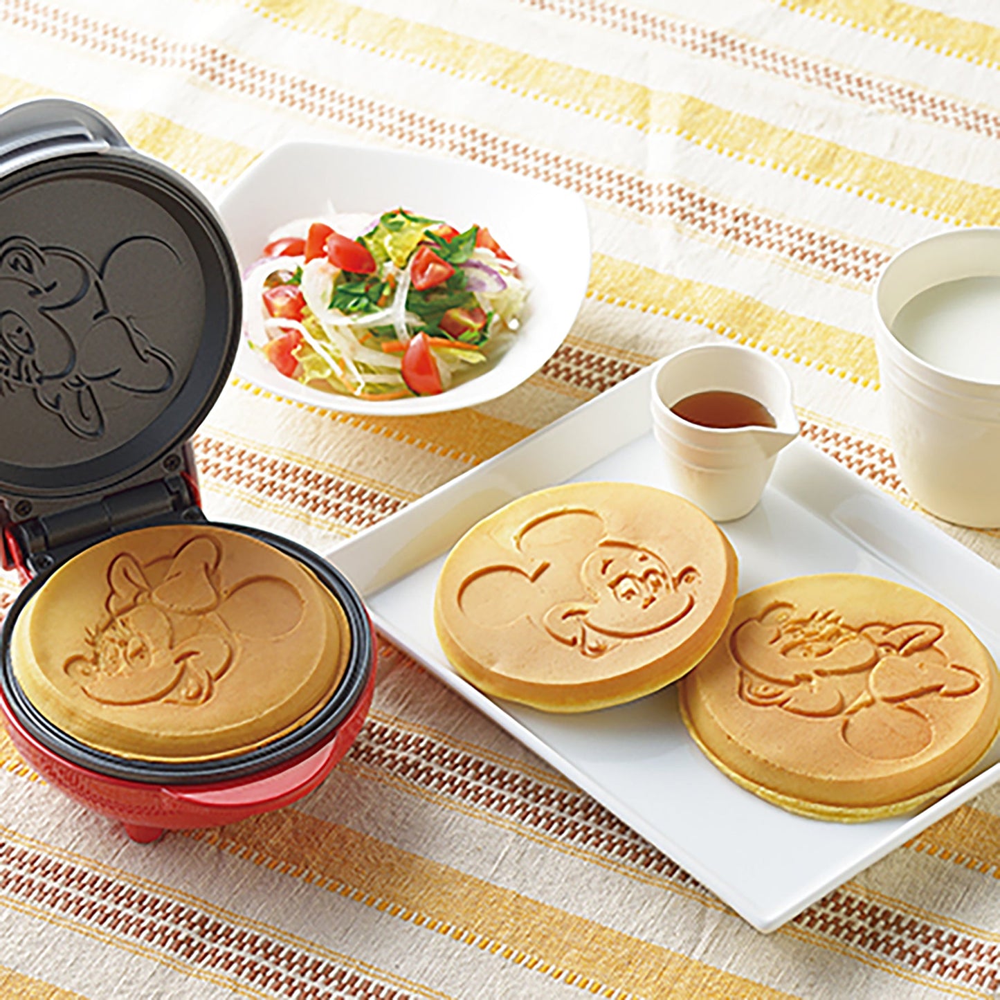 ミッキー＆ミニー　パンケーキメーカー