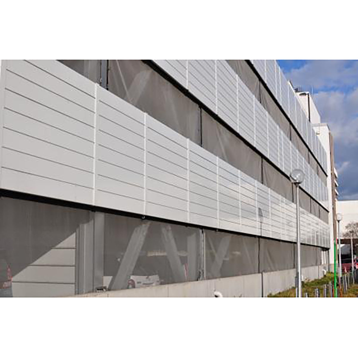 防雪メッシュシート　Ｇ３９　グリーン　４ｍ×４ｍ