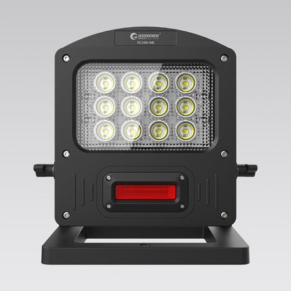 充電式投光器　ＹＣ１００－ＮＢ　１００ｗ　スタンド式　１２灯タイプ