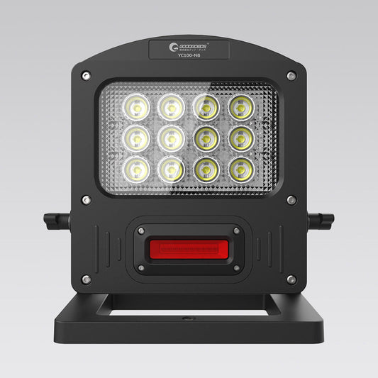 充電式投光器　ＹＣ１００－ＮＢ　１００ｗ　スタンド式　１２灯タイプ