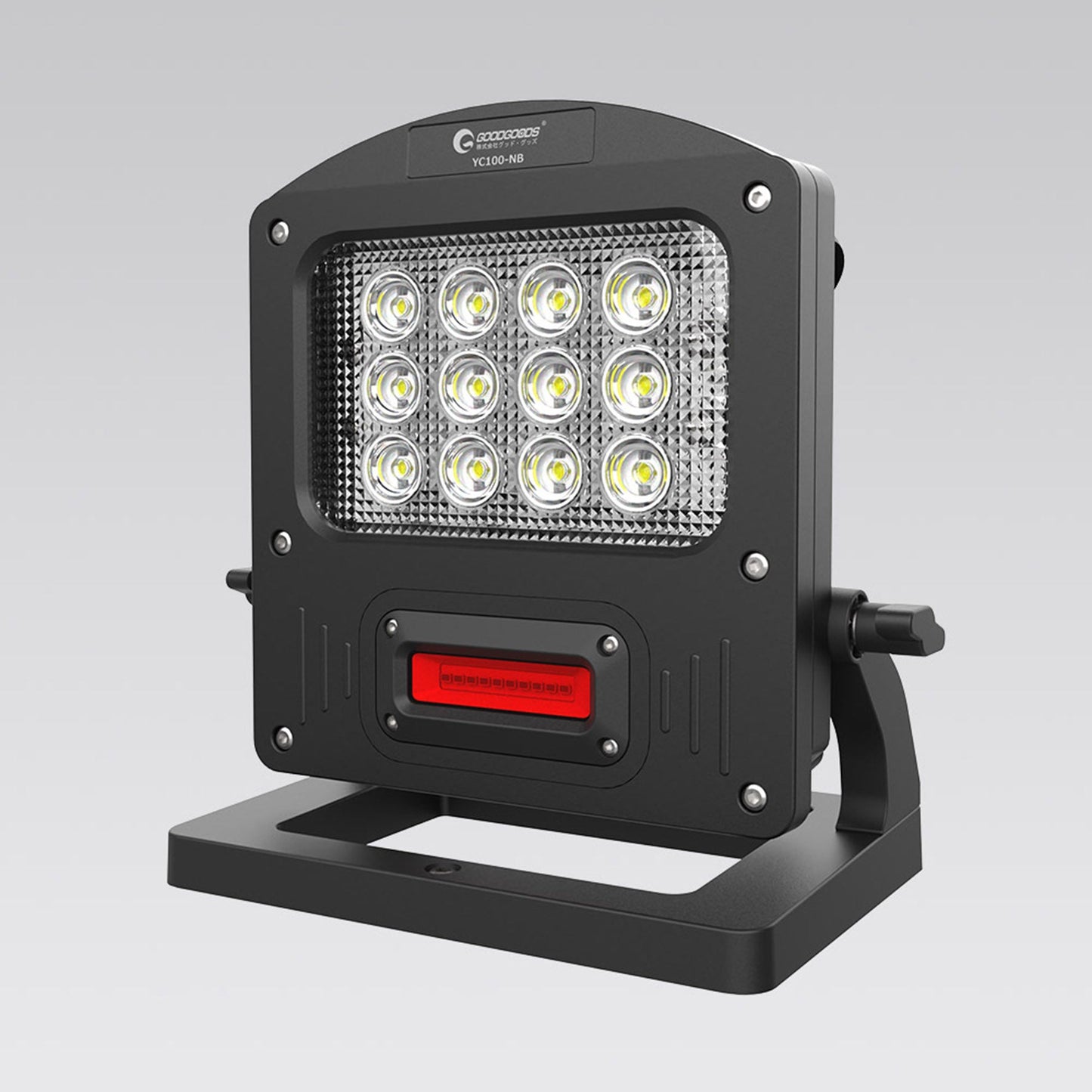 充電式投光器　ＹＣ１００－ＮＢ　１００ｗ　スタンド式　１２灯タイプ