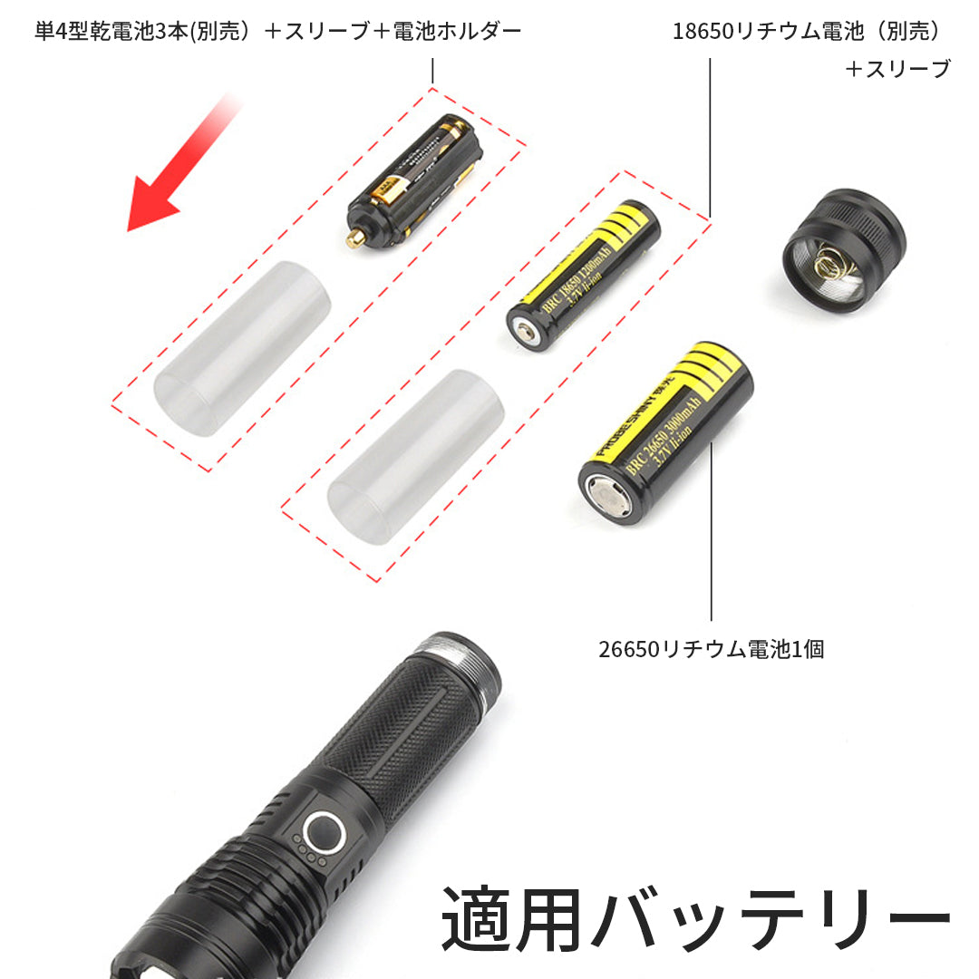 強力懐中電灯　Ｘ１６Ｂ
