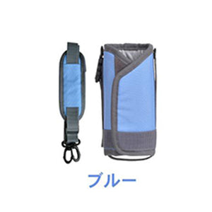 マルチボトルホルダー　サイズ調整可　温冷両用　８００ｍｌ／１Ｌ用　ブルー