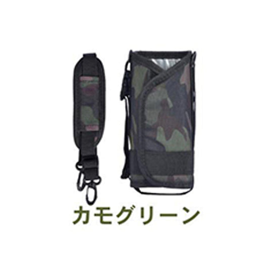 マルチボトルホルダー　サイズ調整可　温冷両用　８００ｍｌ／１Ｌ用　カモフラ