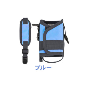 マルチボトルホルダー　サイズ調整可　温冷両用　３５０ｍｌ／５００ｍｌ用　ブルー